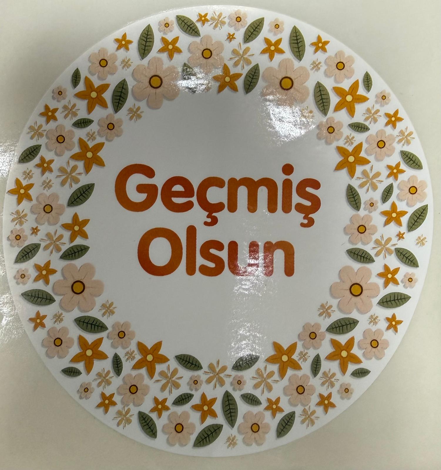 Geçmiş Olsun Stiker