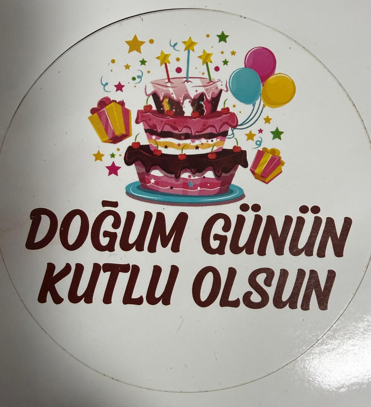 Doğum Günü Stiker